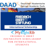 FRIEDRICH EBERT FOUNDATION SCHOLARSHIP FOR INTERNATIONAL STUDENTS