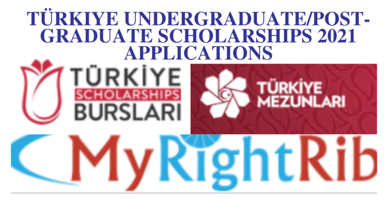 Türkiye Undergraduate/Post-Graduate Scholarships 2021 Applications