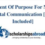 Statement Of Purpose (SOP) for a Master of Digital Communication.
