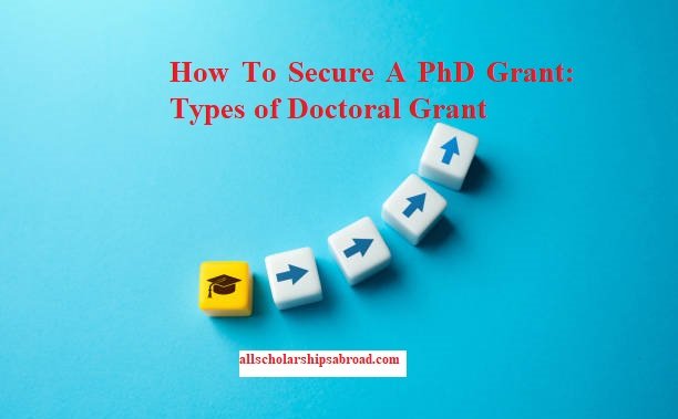 Types of Doctoral Grant